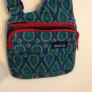 Crossbody Blue Print Kavu Bag